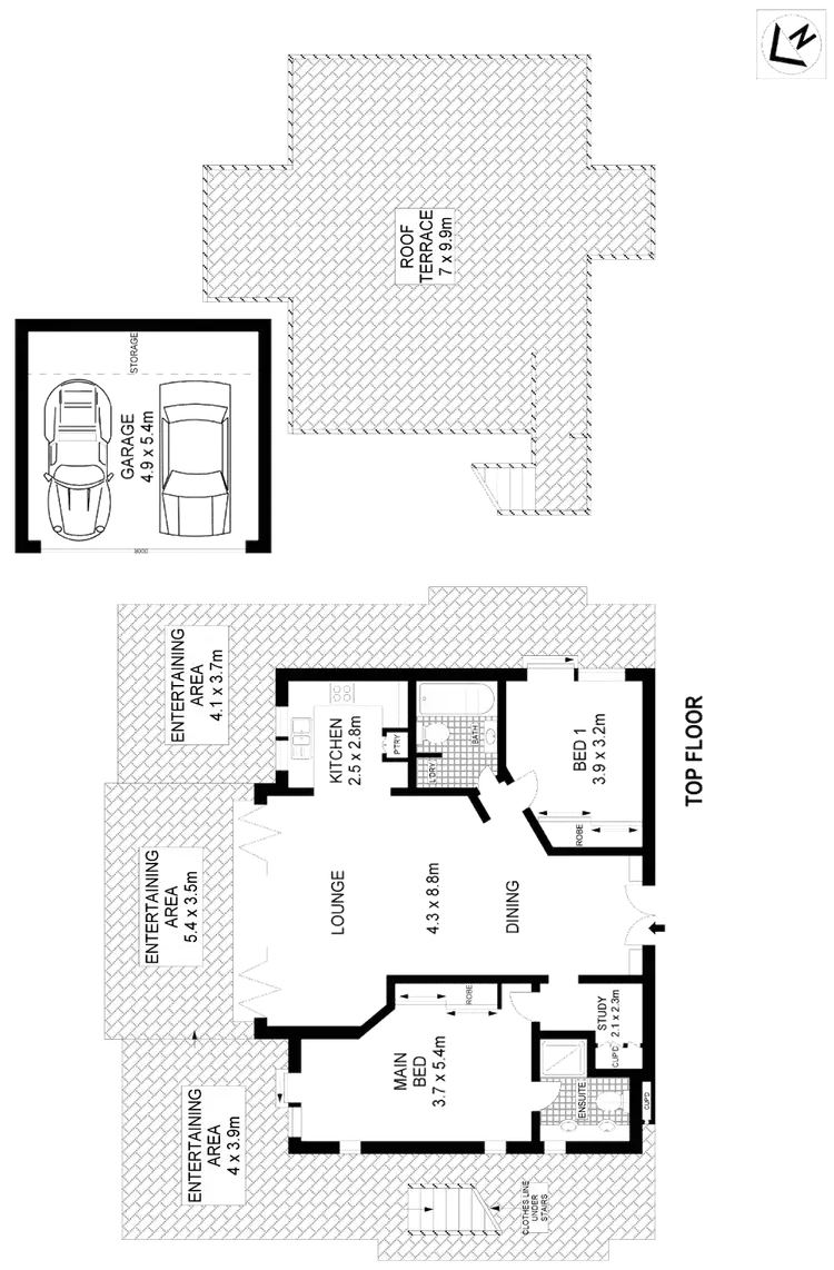 Floorplan of Homely apartment listing, 8/55 Brighton Boulevarde, Bondi Beach NSW 2026