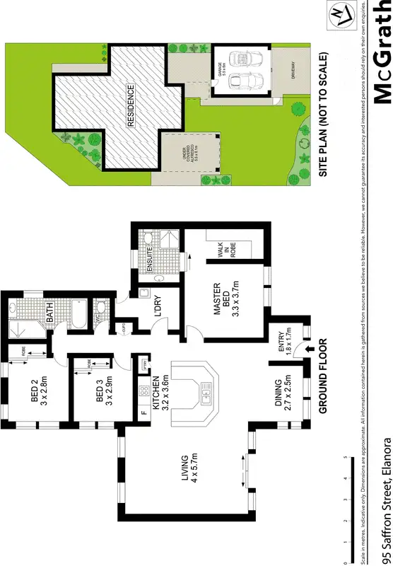 Floorplan of Homely house listing, 95 Saffron Street, Elanora QLD 4221