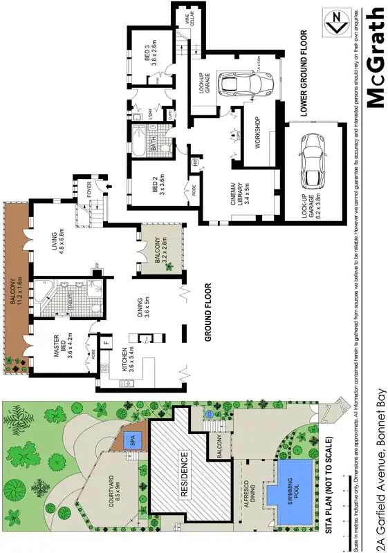 Floorplan of Homely house listing, 2A Garfield Avenue, Bonnet Bay NSW 2226
