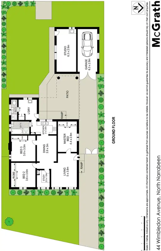 Floorplan of Homely house listing, 44 Wimbledon Avenue, North Narrabeen NSW 2101