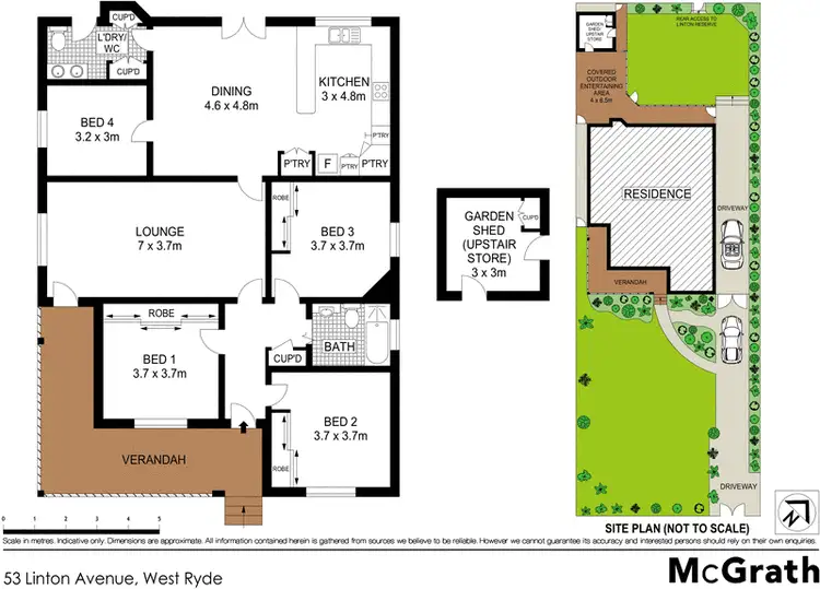 Floorplan of Homely house listing, 53 Linton Avenue, West Ryde NSW 2114