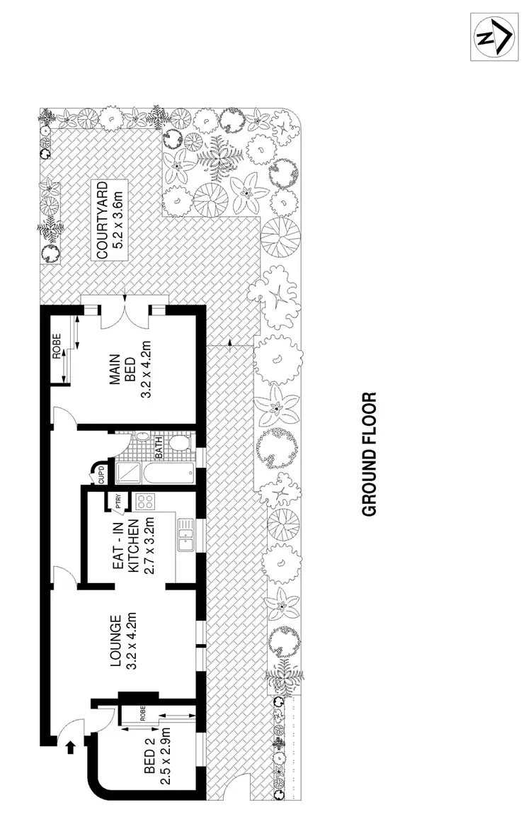 Floorplan of Homely apartment listing, 4/383 Maroubra Road, Maroubra NSW 2035