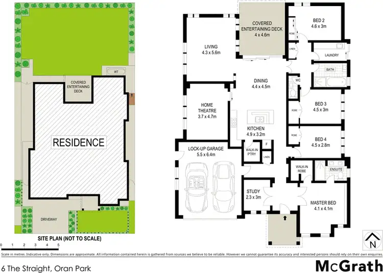 Floorplan of Homely house listing, 6 The Straight, Oran Park NSW 2570