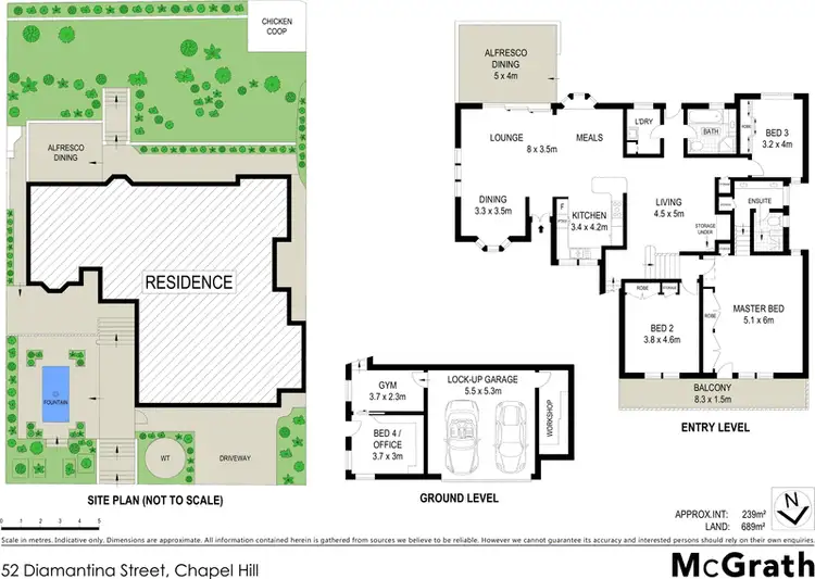 Floorplan of Homely house listing, 52 Diamantina Street, Chapel Hill QLD 4069