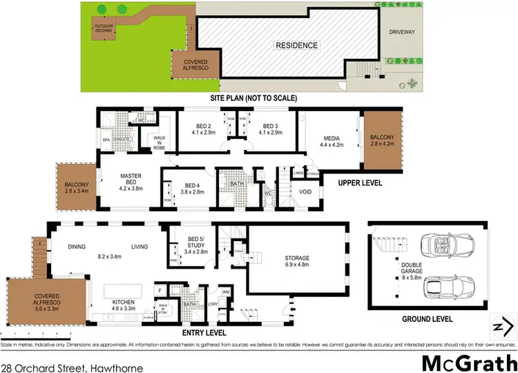 Floorplan of Homely house listing, 28 Orchard Street, Hawthorne QLD 4171