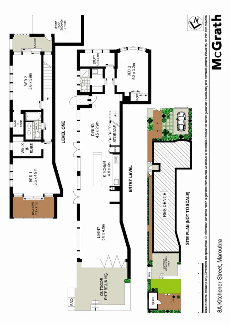 Floorplan of Homely house listing, 8A Kitchener Street, Maroubra NSW 2035