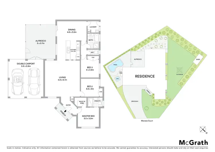 Floorplan of Homely house listing, 6 Morane Court, Pacific Pines QLD 4211