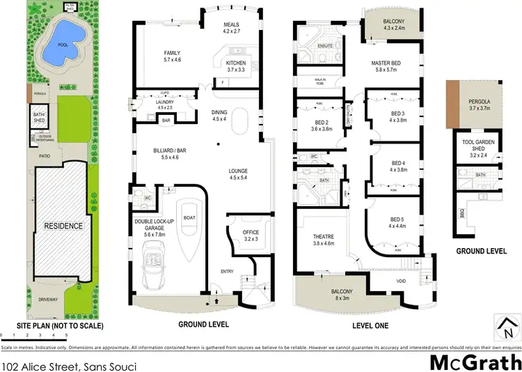 Floorplan of Homely house listing, 102 Alice Street, Sans Souci NSW 2219