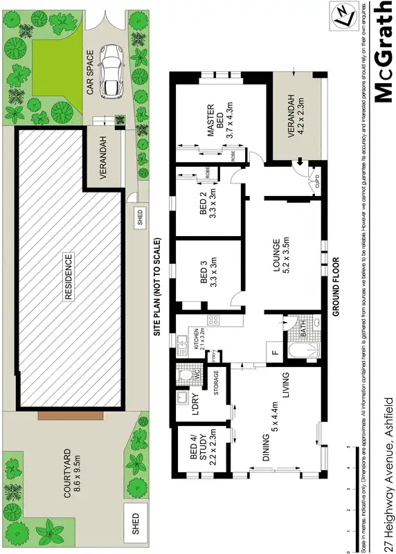 Floorplan of Homely house listing, 27 Heighway Avenue, Ashfield NSW 2131