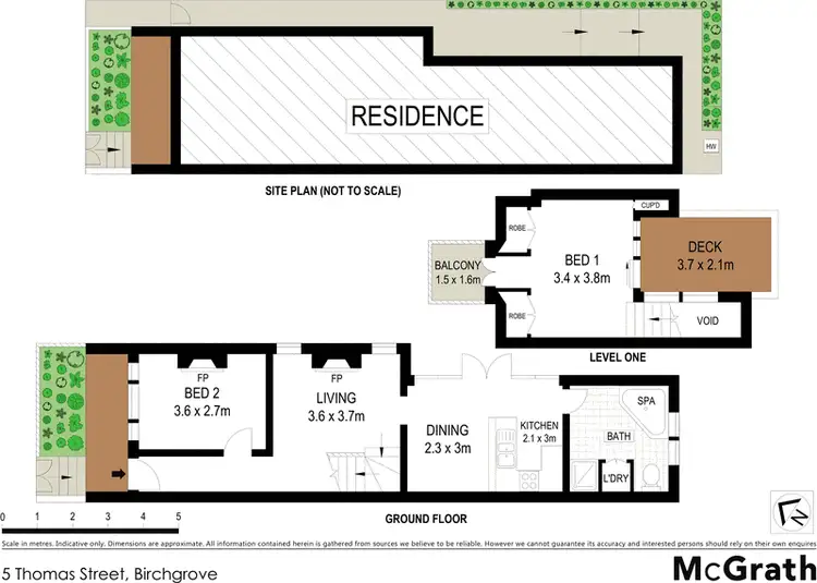 Floorplan of Homely house listing, 5 Thomas Street, Birchgrove NSW 2041