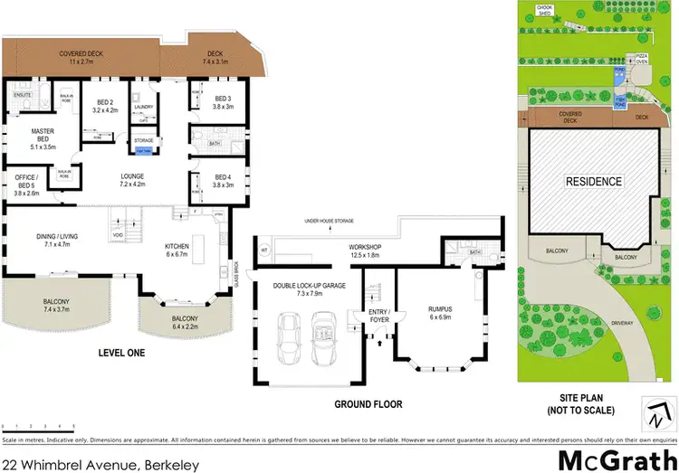 Floorplan of Homely house listing, 22 Whimbrel Avenue, Berkeley NSW 2506