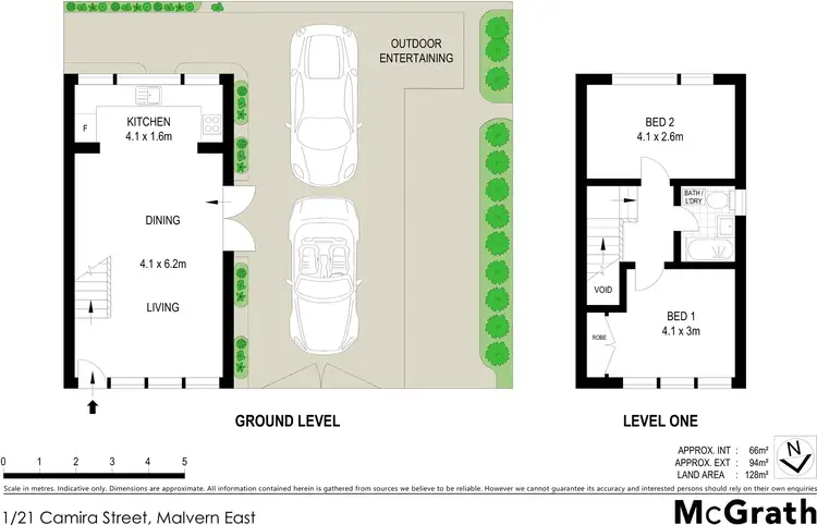 Floorplan of Homely townhouse listing, 1/21 Camira Street, Malvern East VIC 3145