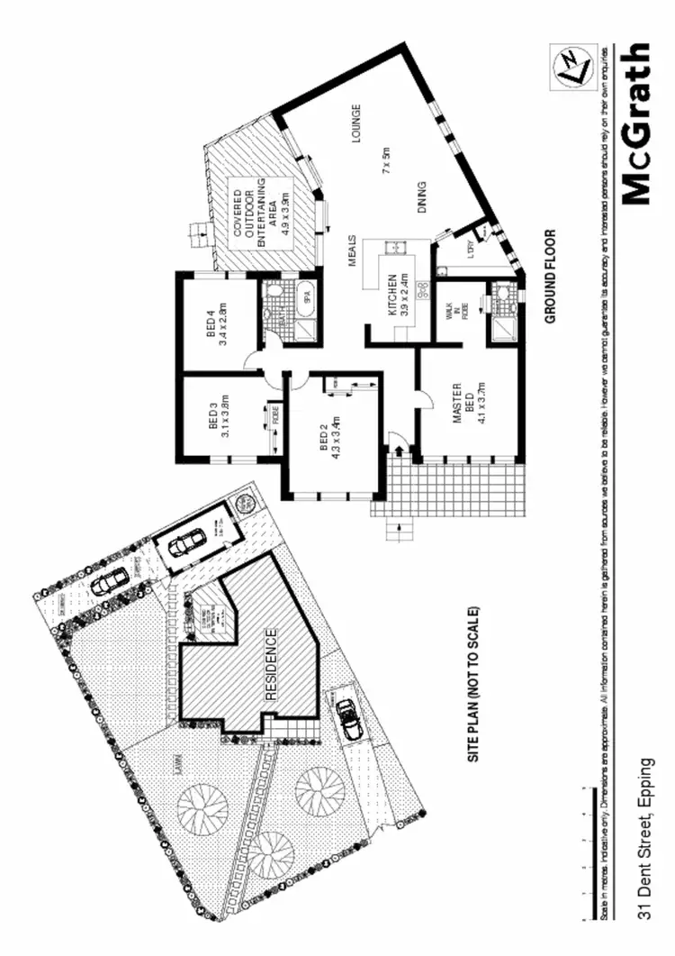 Floorplan of Homely house listing, 31 Dent Street, Epping NSW 2121