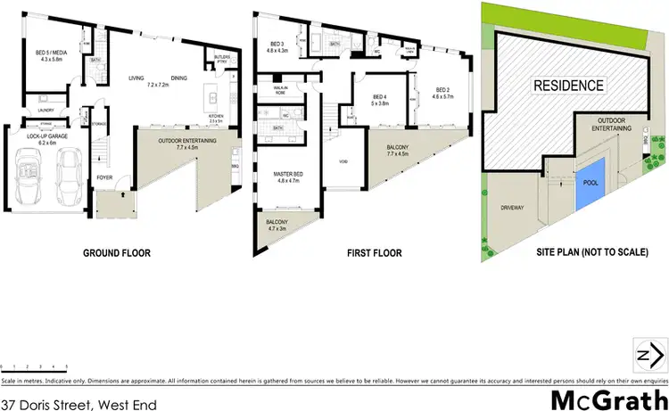 Floorplan of Homely house listing, 37 Doris Street, West End QLD 4101
