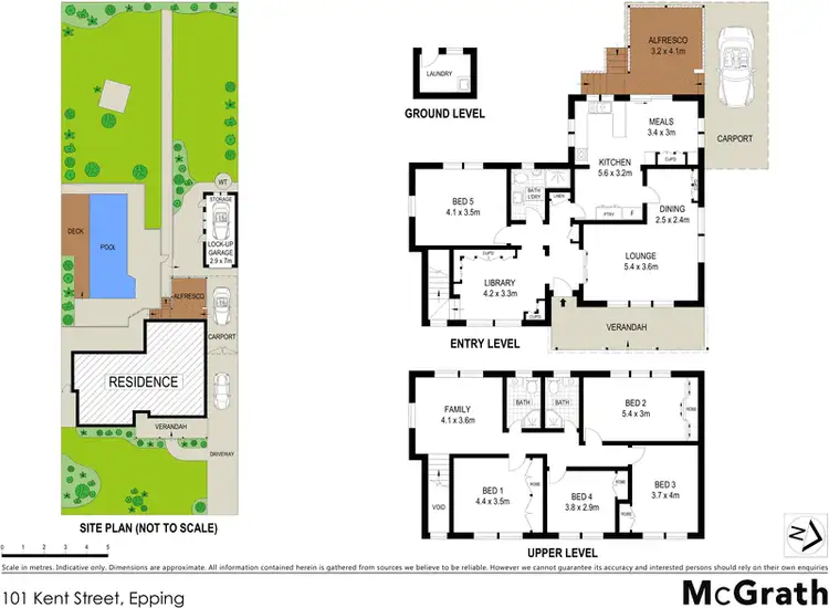 Floorplan of Homely house listing, 101 Kent Street, Epping NSW 2121