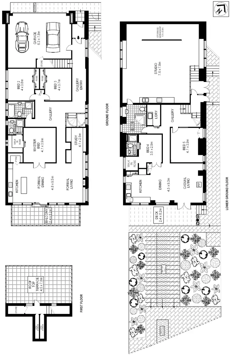 Floorplan of Homely house listing, 411 Lawrence Hargrave Drive, Scarborough NSW 2515
