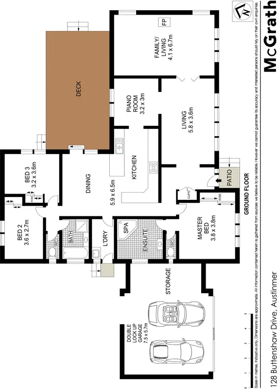 Floorplan of Homely house listing, 128 Buttenshaw Drive, Austinmer NSW 2515