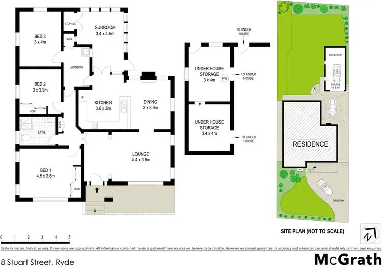 Floorplan of Homely house listing, 8 Stuart Street, Ryde NSW 2112