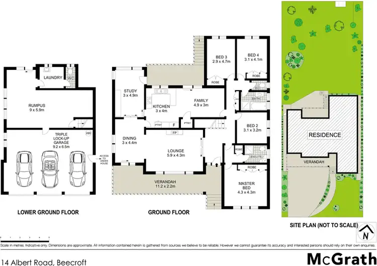 Floorplan of Homely house listing, 14 Albert Road, Beecroft NSW 2119