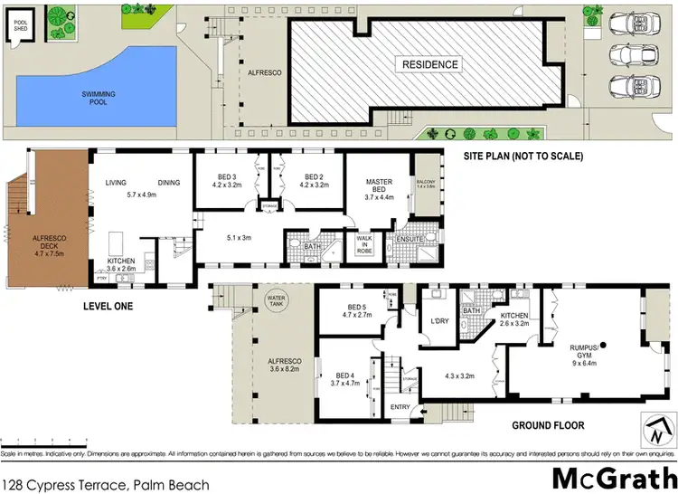 Floorplan of Homely house listing, 128 Cypress Terrace, Palm Beach QLD 4221