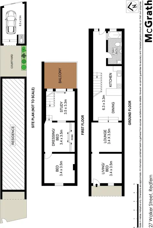 Floorplan of Homely house listing, 27 Walker Street, Redfern NSW 2016