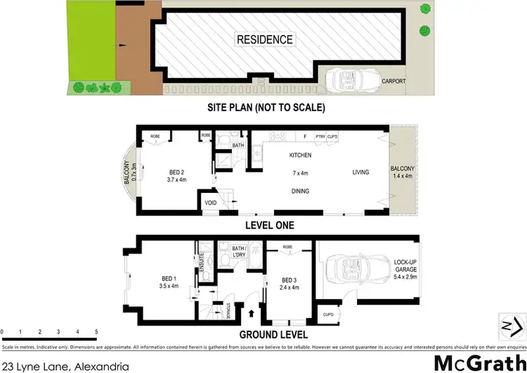 Floorplan of Homely house listing, 23 Lyne Lane, Alexandria NSW 2015