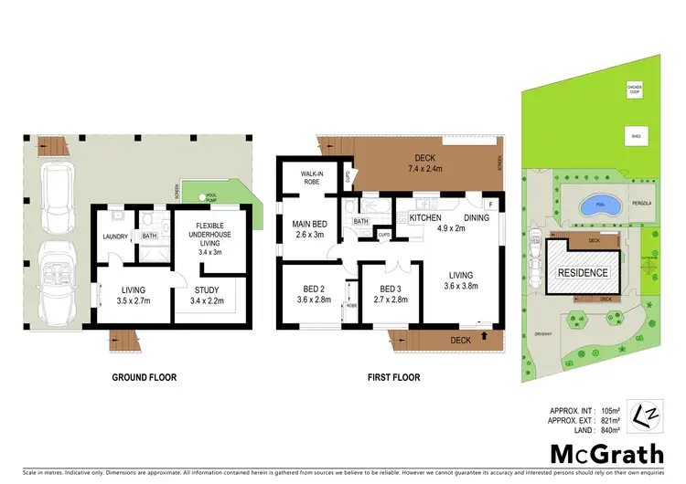 Floorplan of Homely house listing, 34 Nightjar Street, Deeragun QLD 4818