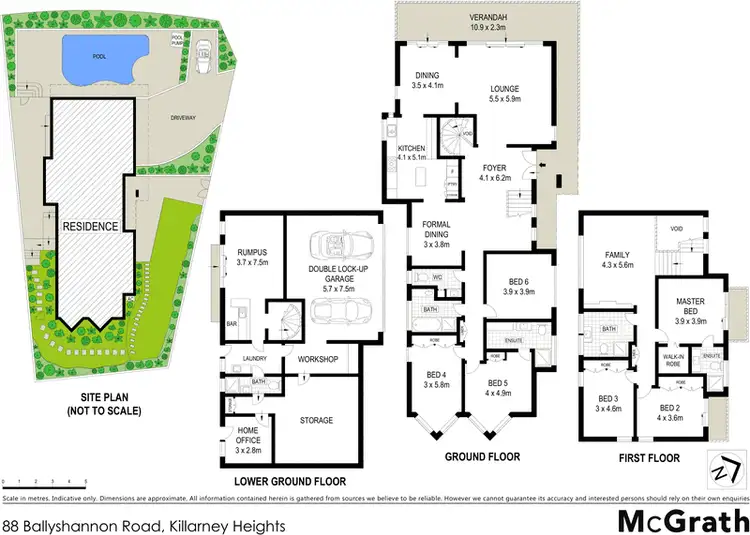 Floorplan of Homely house listing, 88 Ballyshannon Road, Killarney Heights NSW 2087