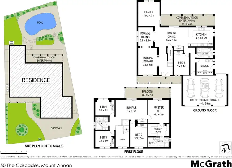 Floorplan of Homely house listing, 50 The Cascades, Mount Annan NSW 2567