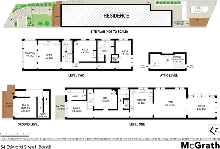 Floorplan of Homely house listing, 54 Edward Street, Bondi NSW 2026