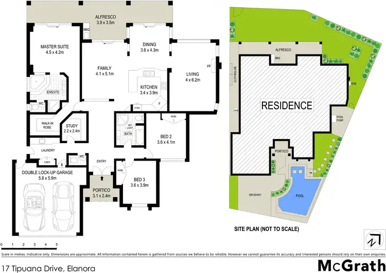 Floorplan of Homely house listing, 17 Tipuana Drive, Elanora QLD 4221