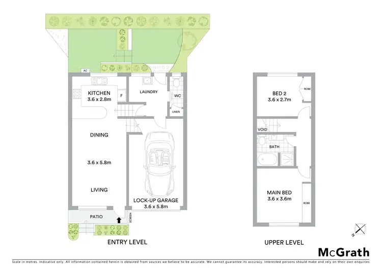 Floorplan of Homely townhouse listing, 2/16 Thomas Street, Cardiff NSW 2285