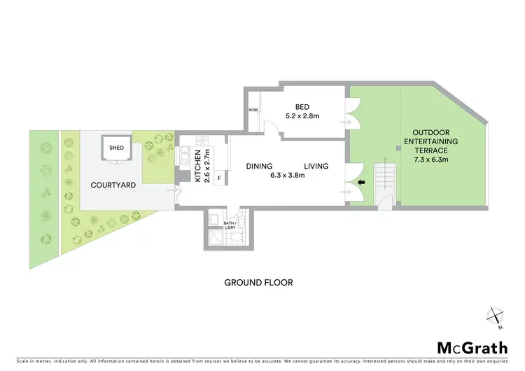 Floorplan of Homely apartment listing, 15/20 Fitzgerald Street, Newtown NSW 2042