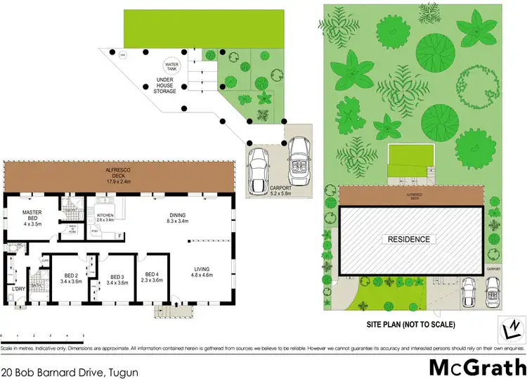 Floorplan of Homely house listing, 20 Bob Barnard Drive, Tugun QLD 4224