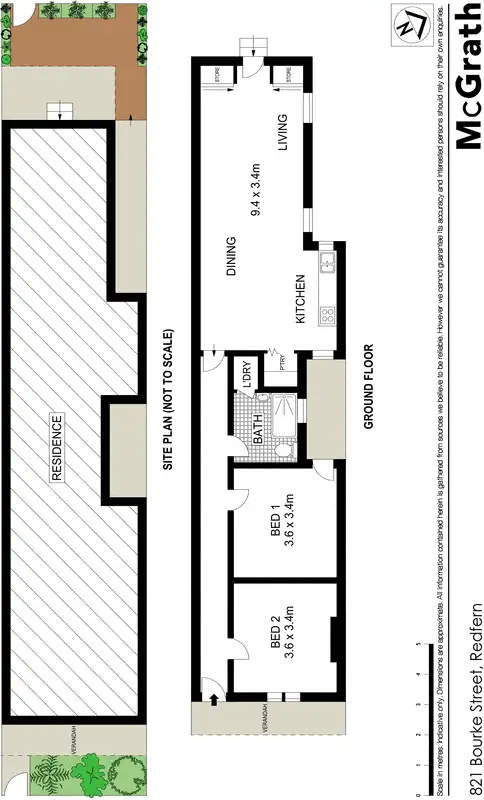 Floorplan of Homely house listing, 821 Bourke Street, Redfern NSW 2016