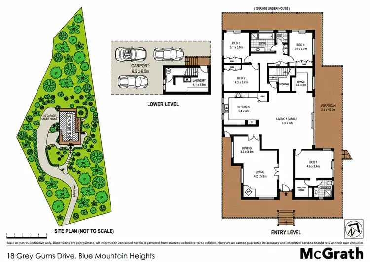 Floorplan of Homely house listing, 18 Grey Gums Drive, Blue Mountain Heights QLD 4350