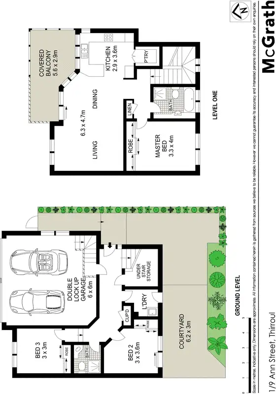 Floorplan of Homely house listing, 1/9 Ann Street, Thirroul NSW 2515