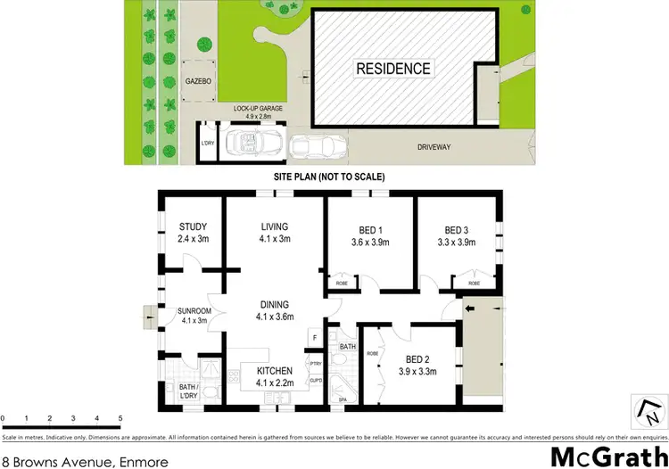 Floorplan of Homely house listing, 8 Browns Avenue, Enmore NSW 2042