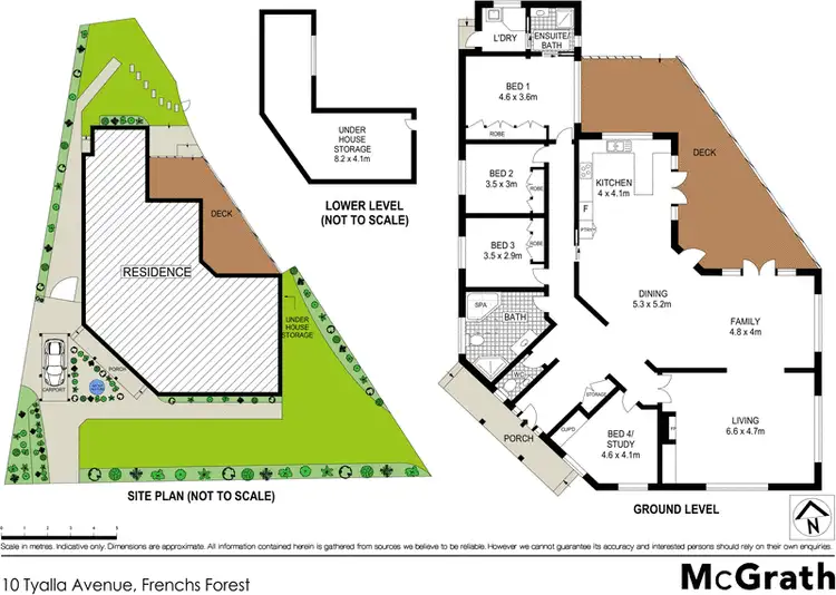 Floorplan of Homely house listing, 10 Tyalla Avenue, Frenchs Forest NSW 2086