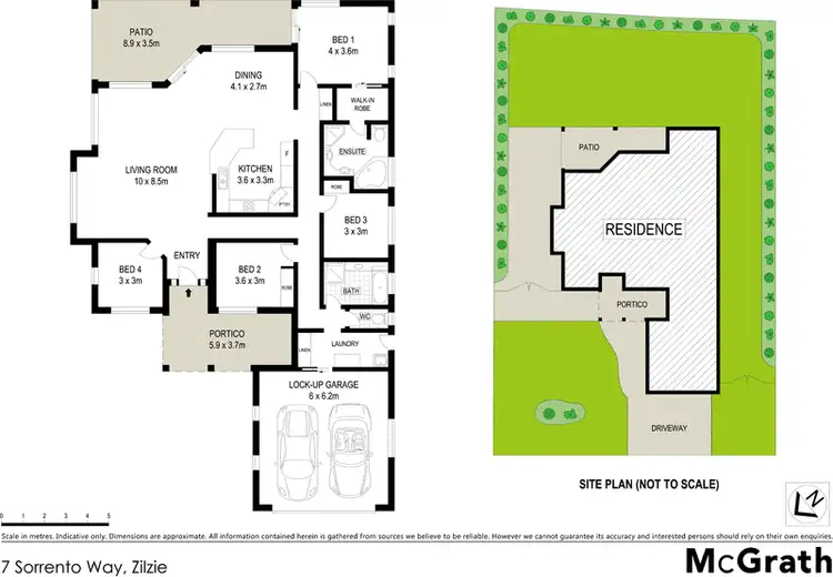 Floorplan of Homely house listing, 7 Sorrento Way, Zilzie QLD 4710