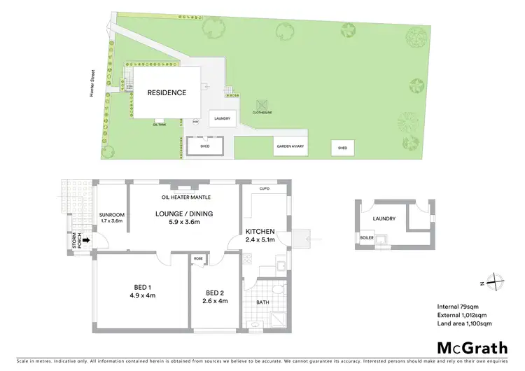 Floorplan of Homely house listing, 9 Hunter Street, Balgownie NSW 2519