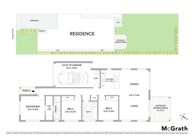 Floorplan of Homely house listing, 1/11A Cooper Street, Heddon Greta NSW 2321