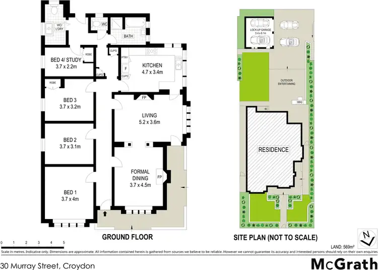 Floorplan of Homely house listing, 30 Murray Street, Croydon NSW 2132