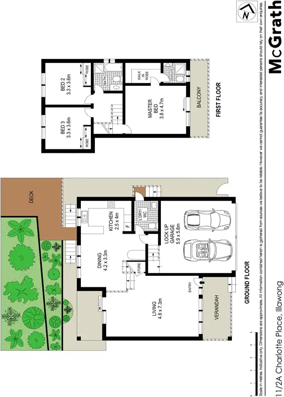 Floorplan of Homely townhouse listing, 11/2A Charlotte Place, Illawong NSW 2234
