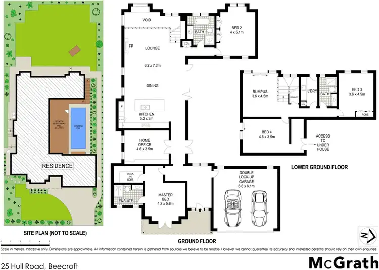 Floorplan of Homely house listing, 25 Hull Road, Beecroft NSW 2119