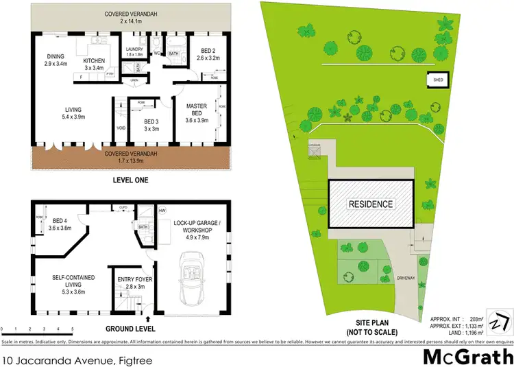 Floorplan of Homely house listing, 10 Jacaranda Avenue, Figtree NSW 2525