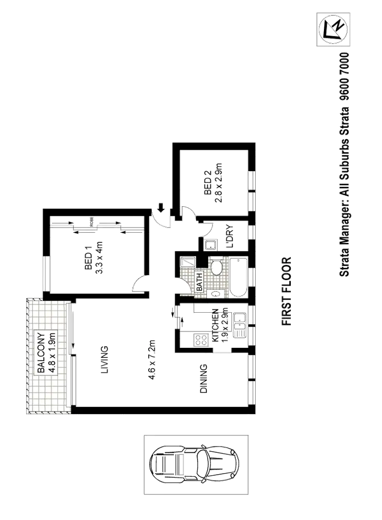 Floorplan of Homely apartment listing, 5/30 Benelong Crescent, Bellevue Hill NSW 2023