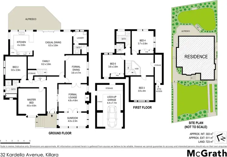 Floorplan of Homely house listing, 32 Kardella Avenue, Killara NSW 2071
