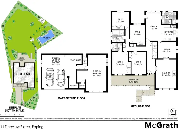 Floorplan of Homely house listing, 11 Treeview Place, Epping NSW 2121