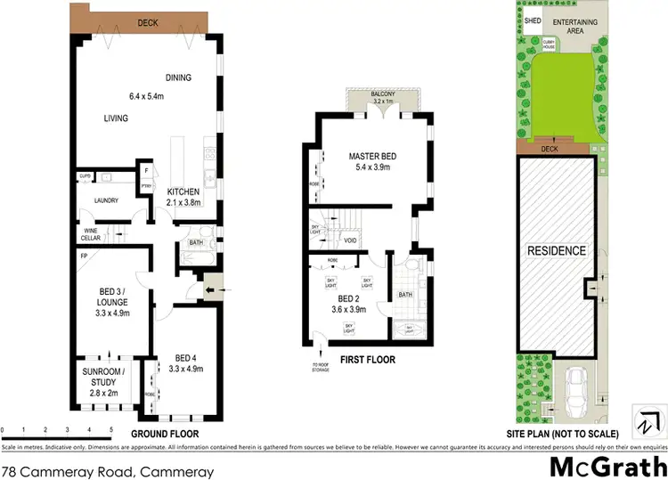 Floorplan of Homely house listing, 78 Cammeray Road, Cammeray NSW 2062